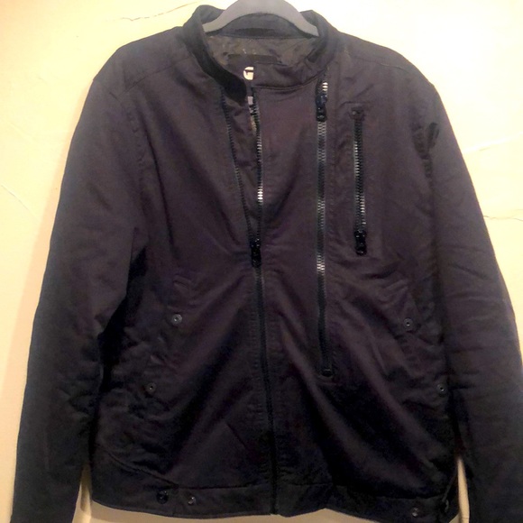 Mens G Star Raw moto jacket. Like new! Size L - Picture 1 of 10